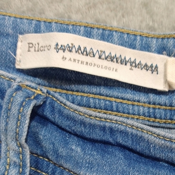 Pilcro Anthropologie Slim Boyfriend Jean Mid Rise Relaxed Fit Lightweight Denim - Picture 7 of 10